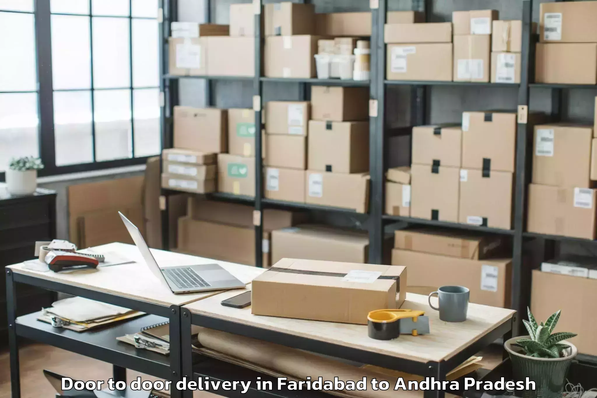 Book Faridabad to Ongole Door To Door Delivery Online